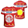 Alohawaii T-Shirt - Tee Palau Coat Of Arms Flag Christmas - Red Christmas Style J93 | Alohawaii.co