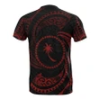 Alohawaii T-Shirt - Tee Chuuk Micronesia All Over - Red Tribal Wave | Alohawaii.co
