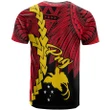Alohawaii T-Shirt - Tee Papua New Guinea Polynesian Custom Personalised - Tribal Wave Tattoo Flag Color | Alohawaii.co