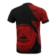 Alohawaii T-Shirt - Tee American Samoa - Polynesian Pattern Red Flash Style | Alohawaii.co