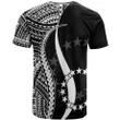Alohawaii T-Shirt - Tee Cook Islands White - Polynesian Tentacle Tribal Pattern | Alohawaii.co