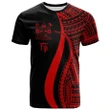 Alohawaii T-Shirt - Tee Fiji Red Polynesian Tentacle Tribal Pattern Crest | Alohawaii.co