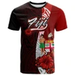 Alohawaii T-Shirt - Tee Fiji Polynesian - Arm With Hibiscus | Alohawaii.co