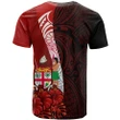Alohawaii T-Shirt - Tee Fiji Polynesian - Arm With Hibiscus | Alohawaii.co