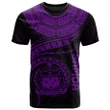Alohawaii T-Shirt - Tee Polynesian Samoa - Samoan Waves (Purple) | Alohawaii.co