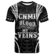Alohawaii T-Shirt - Tee Northern Mariana Islands - Blood Runs Through My Veins Style Black | Alohawaii.co