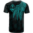 Alohawaii T-Shirt - Tee Guam - Polynesian Wings (TurQuoiSe) | Alohawaii.co