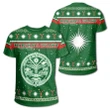 Alohawaii T-Shirt - Tee Marshall Islands Coat Of Arms - Green - Christmas Style | Alohawaii.co