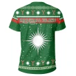 Alohawaii T-Shirt - Tee Marshall Islands Coat Of Arms - Green - Christmas Style - J092