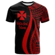 Alohawaii T-Shirt - Tee Wallis and Futuna Red Polynesian Tentacle Tribal Pattern | Alohawaii.co