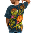 Alohawaii T-Shirt - Tee American Samoa Polynesian Personalised - Legend of American Samoa (Blue) - BN15