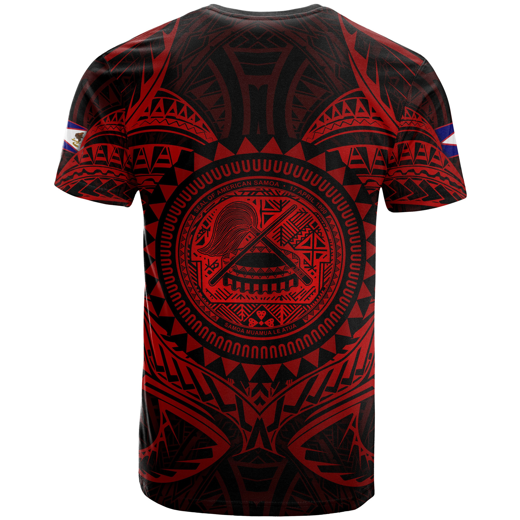 Alohawaii T-Shirt - Tee American Samoa Polynesian - Red Seal | Alohawaii.co