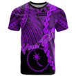 Alohawaii T-Shirt - Tee Chuuk Micronesia Custom Personalised - Tribal Wave Tattoo Purple | Alohawaii.co