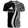 Alohawaii T-Shirt - Tee Tokelau Custom Personalised White - Micronesian Tentacle Tribal Pattern | Alohawaii.co