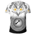 Alohawaii T-Shirt - Tee New Zealand Aotearoa Maori Fern and Plumeria Tattoo Style | Alohawaii.co