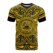 Alohawaii T-Shirt - Tee American Samoa All - American Samoa Coat Of Arms Polynesian Gold Black | Alohawaii.co
