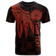 Alohawaii T-Shirt - Tee American Samoa Personalised - Polynesian Wings (Red) | Alohawaii.co