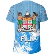Alohawaii T-Shirt - Tee Fiji Coat Of Arms Spaint Style J8W