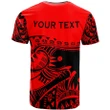 Alohawaii T-Shirt - Tee Samoa Custom Personalised - Dynamic Sport Style Red Black Color | Alohawaii.co
