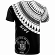 Alohawaii T-Shirt - Tee Niue Custom Personalised Ginger Lei Pattern White | Alohawaii.co