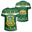 Alohawaii T-Shirt - Tee Tuvalu Coat Of Arms - Green - Christmas Style | Alohawaii.co