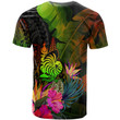 Alohawaii T-Shirt - Tee New Caledonia Polynesian Personalised - Hibiscus and Banana Leaves | Alohawaii.co