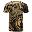 Alohawaii T-Shirt - Tee Northern Mariana Islands - Humpback Whale & Coat of Arms Gold | Alohawaii.co