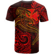 Alohawaii T-Shirt - Tee Wallis and Futuna - Red Shark Polynesian Tattoo | Alohawaii.co