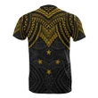 Alohawaii T-Shirt - Tee Kosrae Custom Personalised - Micronesian Pattern Gold Armor Style | Alohawaii.co