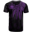 Alohawaii T-Shirt - Tee Samoa Personalised - Polynesian Wings (Purple) | Alohawaii.co