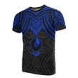 Alohawaii T-Shirt - Tee Yap - Micronesian Pattern Blue Armor Style | Alohawaii.co