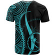 Alohawaii T-Shirt - Tee Chuuk Custom Personalised Turquoise - Micronesian Tentacle Tribal Pattern | Alohawaii.co