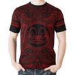 Alohawaii T-Shirt - Tee Marquesas Islands All - Marquesas Islands Coat Of Arms Polynesian Red Black Bn10