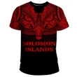 Alohawaii T-Shirt - Tee Solomon Islands (Red) Polynesian | Alohawaii.co