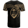 Alohawaii T-Shirt - Tee Guam Polynesian - Gold Heart Shield | Alohawaii.co