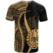 Alohawaii T-Shirt - Tee Tahiti Gold - Polynesian Tentacle Tribal Pattern | Alohawaii.co