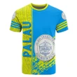 Alohawaii T-Shirt - Tee Palau Coat Of Arms Quarter Style | Alohawaii.co