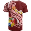 Alohawaii T-Shirt - Tee Tonga - Tonga Coat Of Arms With Polynesian Patterns | Alohawaii.co