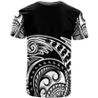 Alohawaii T-Shirt - Tee Tonga - Ethnic Style With Round Black White Patterns | Alohawaii.co