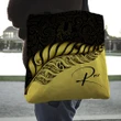 Alohawaii Bag - (Custom) New Zealand Tote Bag Silver Fern Kiwi Personal Signature Yellow A02