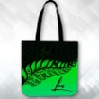 Alohawaii Bag - (Custom) New Zealand Tote Bag Silver Fern Kiwi Personal Signature Green | Alohawaii.co