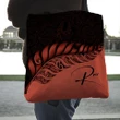 Alohawaii Bag - (Custom) New Zealand Tote Bag Silver Fern Kiwi Personal Signature Red A02