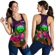 Alohawaii Tank Top - Women's Racerback Tank Federated States of Micronesia Personalised - Summer Hibiscus - BN15