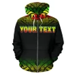 Alohawaii Clothing, Zip Hoodie Northern Mariana Islands Polynesian All Over Custom Personalised , Reggae Fog Version | Alohawaii.co