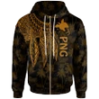 Alohawaii Clothing, Zip Hoodie Papua New Guinea, Polynesian Wings ( Golden) | Alohawaii.co