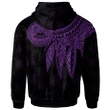 Alohawaii Clothing, Zip Hoodie American Samoa, Polynesian Wings (Purple) | Alohawaii.co