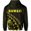 Alohawaii Clothing, Zip Hoodie Polynesian Kakau Kanaka Flag Of Hawaii, Purple | Alohawaii.co