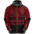 Alohawaii Clothing, Zip Hoodie Solomon Islands (Red) Polynesian | Alohawaii.co