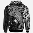 Alohawaii Clothing, Zip Hoodie Papua New Guinea, Humpback Whale & Coat of Arms White | Alohawaii.co