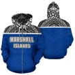 Alohawaii Clothing, Zip Hoodie Marshall Islands All Over, Micronesian Version | Alohawaii.co